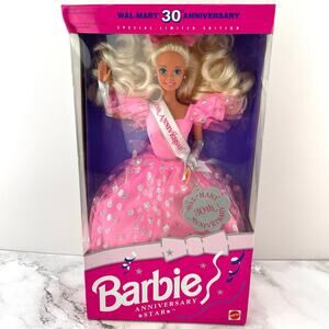 Barbie Anniversary Star Special Limited Edition Walmart 30th Anniversary Mattel